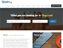 Tablet Screenshot of nagercoil.yuplee.in